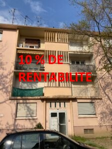 Appartement F3 – rue des Marronniers Mulhouse – 78000€